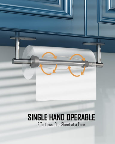 BathDANCE stainless steel rotating buckle demonstrates easy towel replacement