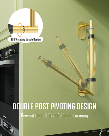 BATHDANCE holder supports adhesive or screw installation for versatile mounting.