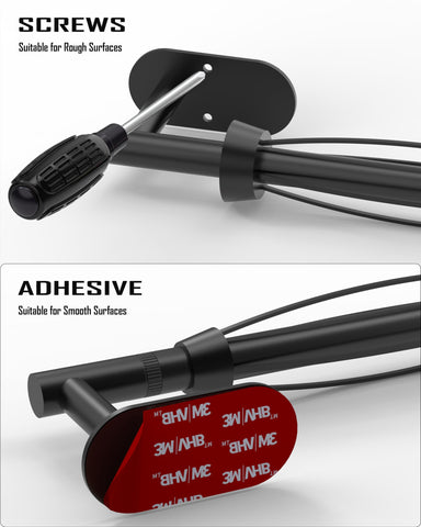 BathDANCE two-way installation adhesive screw offers flexible mounting without drilling.
