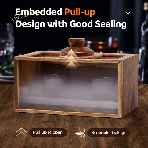 Batoslee Front Panel Seal Design minimizes smoke leakage during infusion.