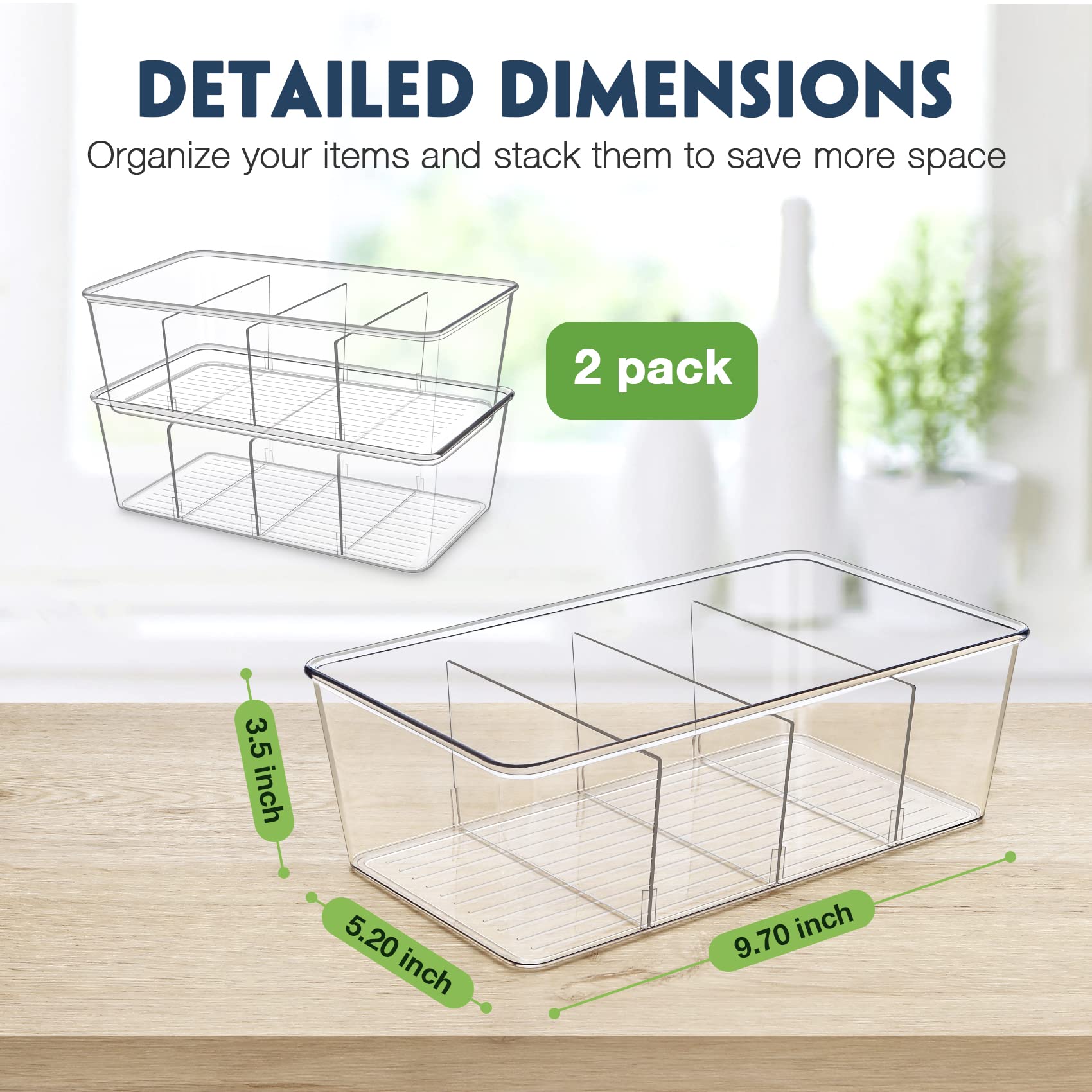 Batoto refrigerator organizer clear bin improves fridge tray arrangement.