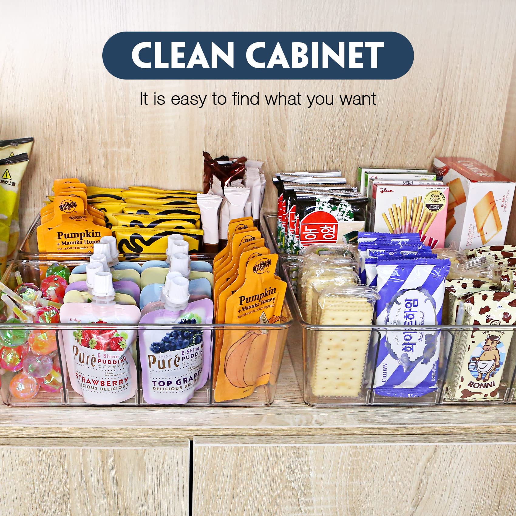 Batoto spice organizer bin keeps jars tidy and accessible.