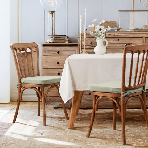 Battilo Home cushion suitable for indoor and outdoor dining.