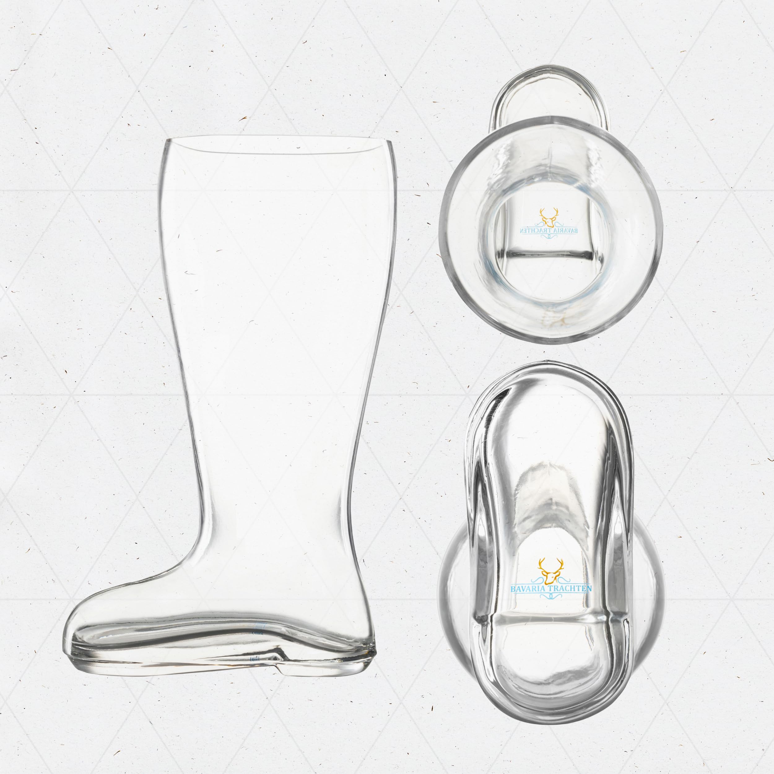 BAVARIA TRACHTEN Das Boot 1L glass shines crystal-clear for premium beer service.