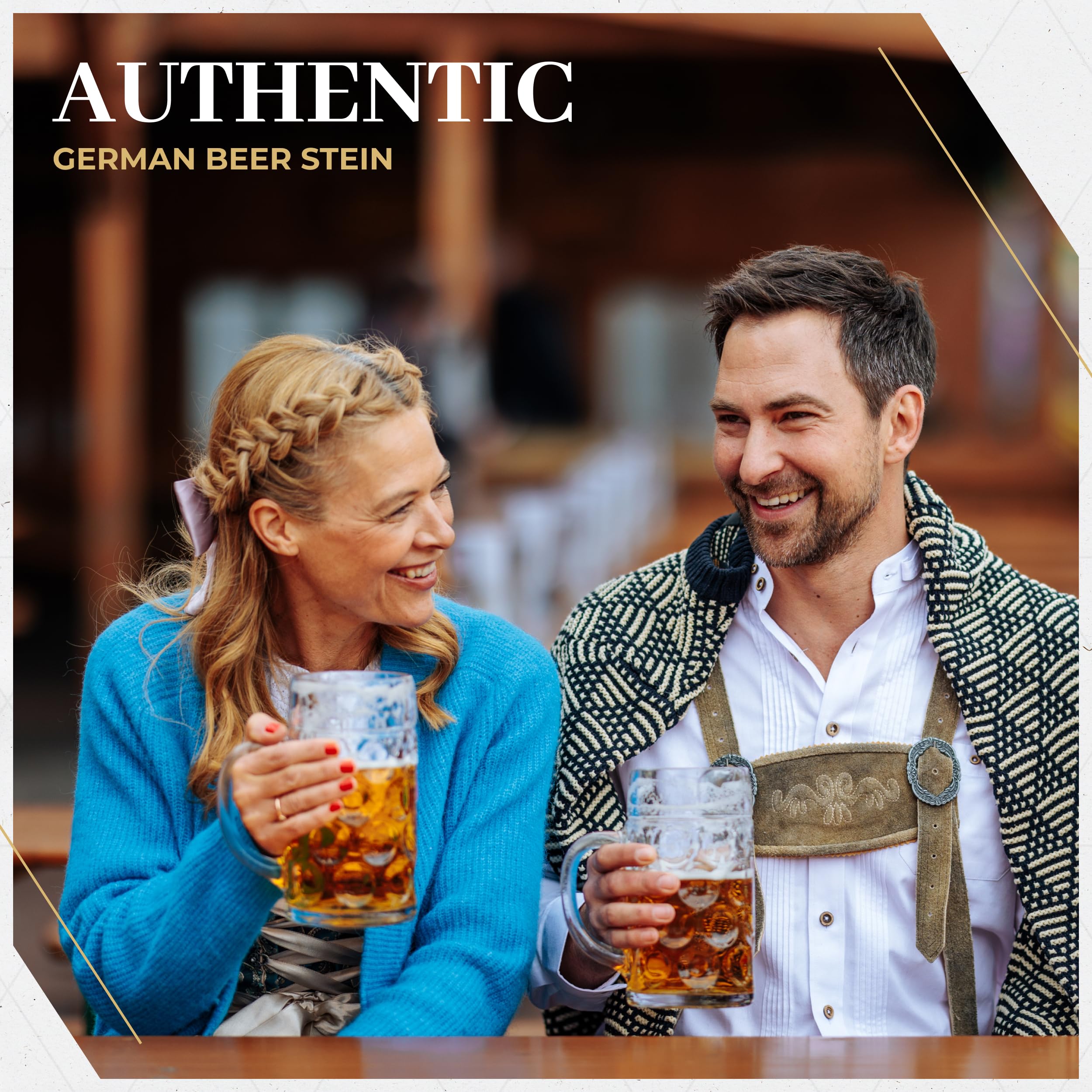Bavaria Trachten handle design traditional mug ensures comfortable pouring