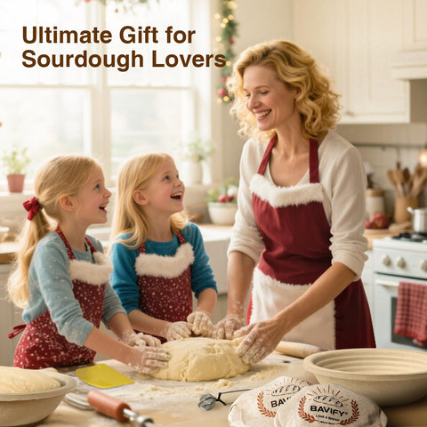 BAVIFY complete bread baking kit with all essential tools included.