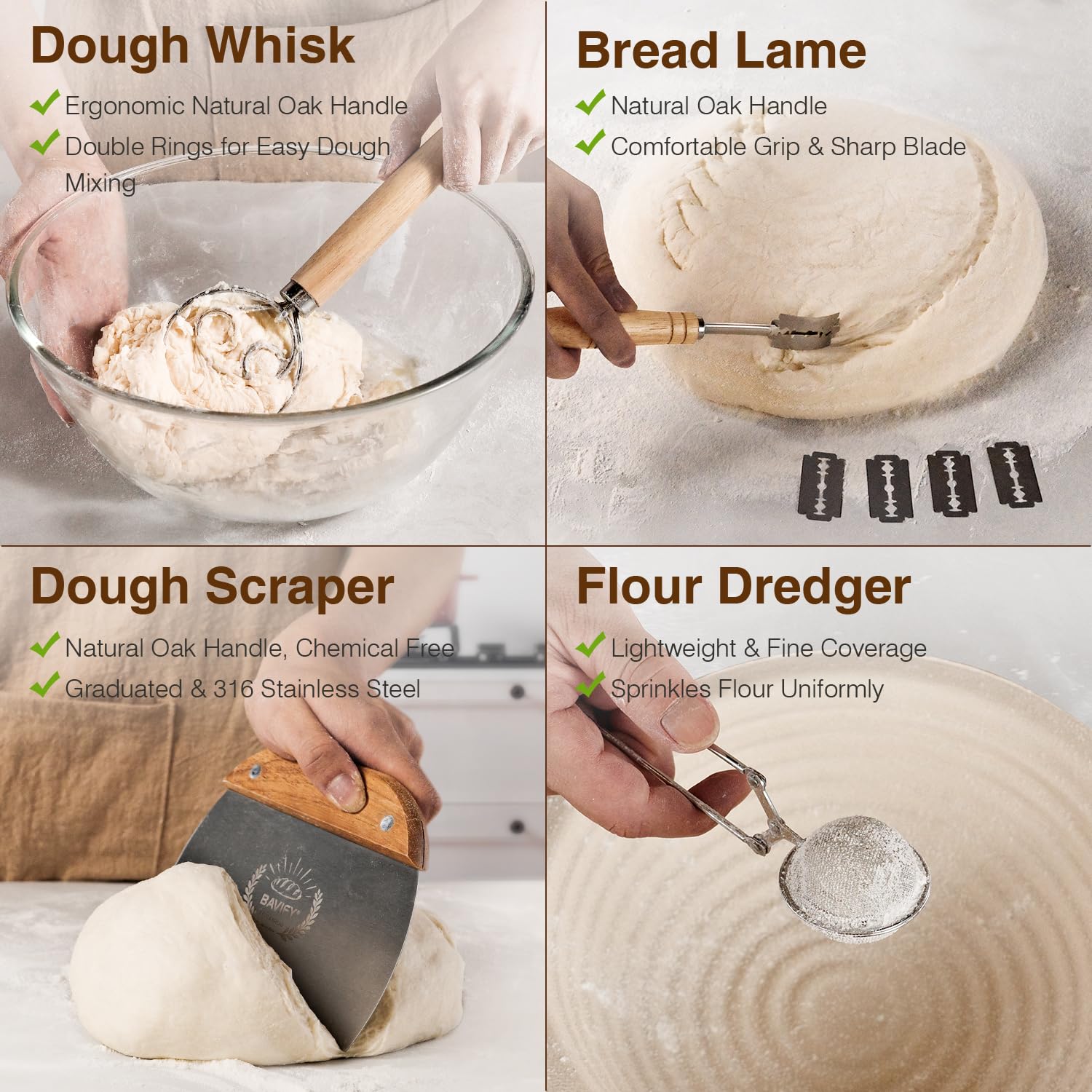 BAVIFY proofing bowl demonstrates moisture control for even rise.