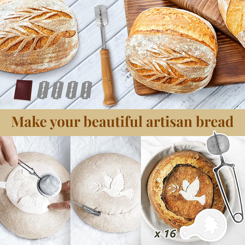 BAVIFY silicone bread sling aiding safe dough transfer