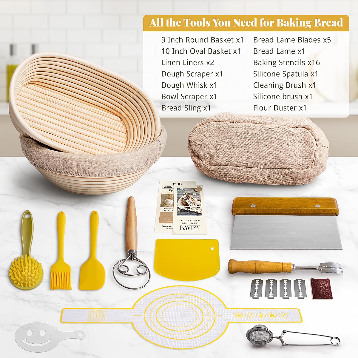 BAVIFY complete sourdough kit ideal for gifting and home baking