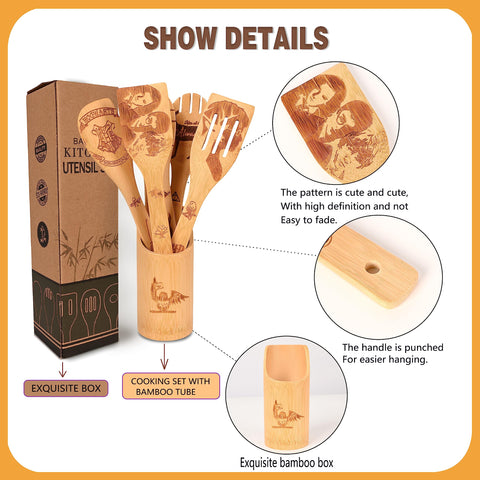 BAWANIL natural bamboo utensils are sturdy and odorless