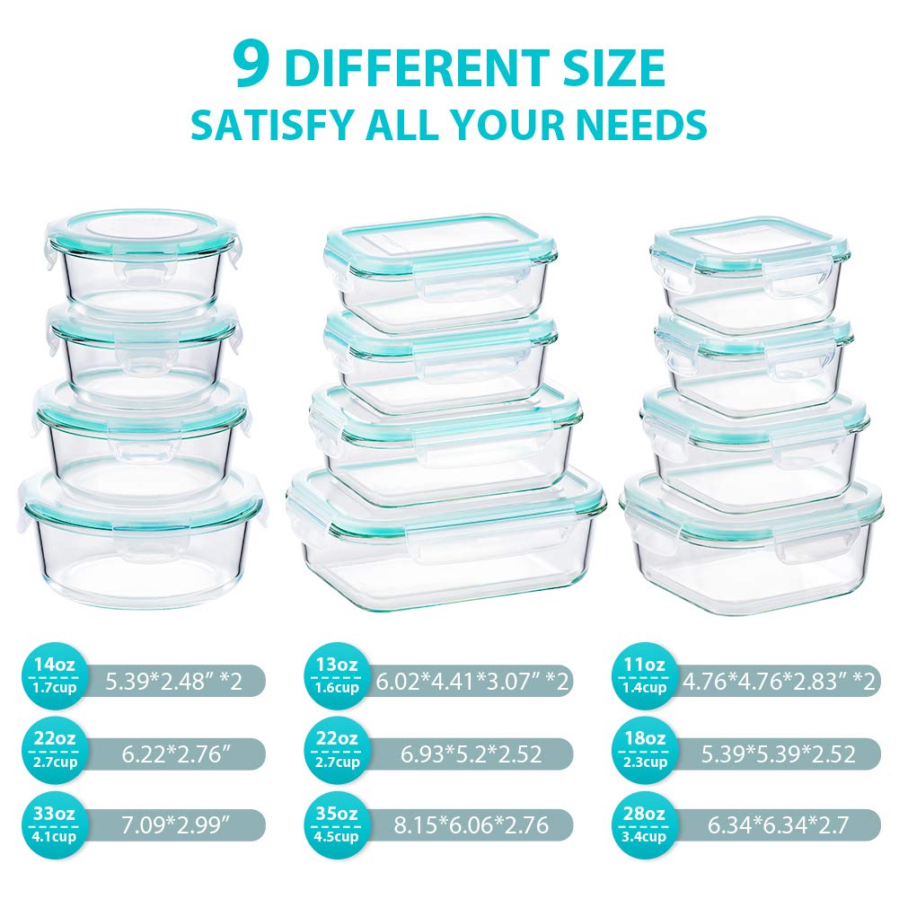 Bayco glass rectangle 630ml container ideal for leftovers and work lunches.