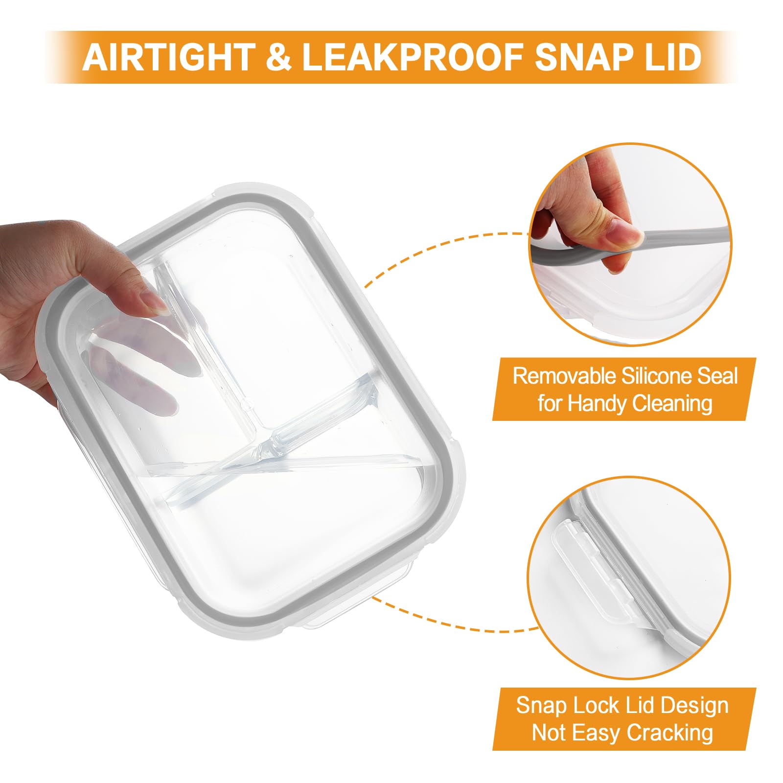 Bayco lids offer airtight, leak-proof seals to minimize spills and odors.