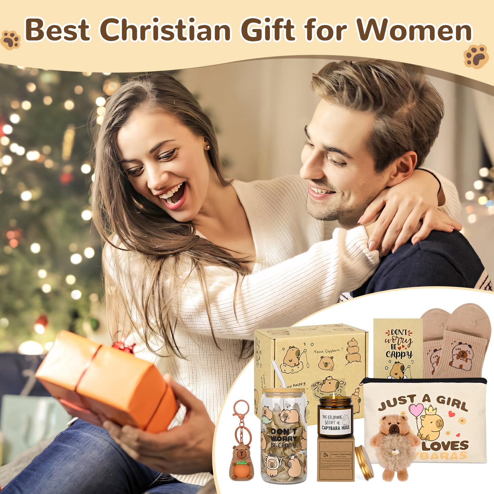 Bayelove capybara gift card versatile present for capybara lovers