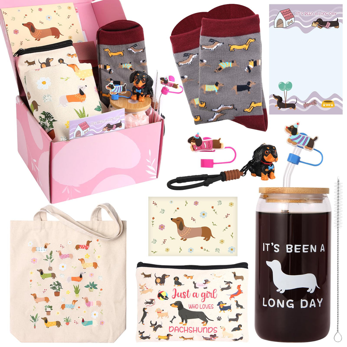 Bayelove dachshund glass cup with durable heat-resistant design for daily coffee or tea