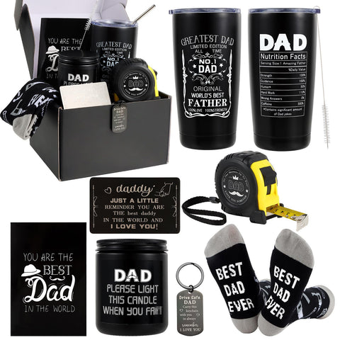 Bayelove dad tumbler mug with lid and straw for daily hydration on the go