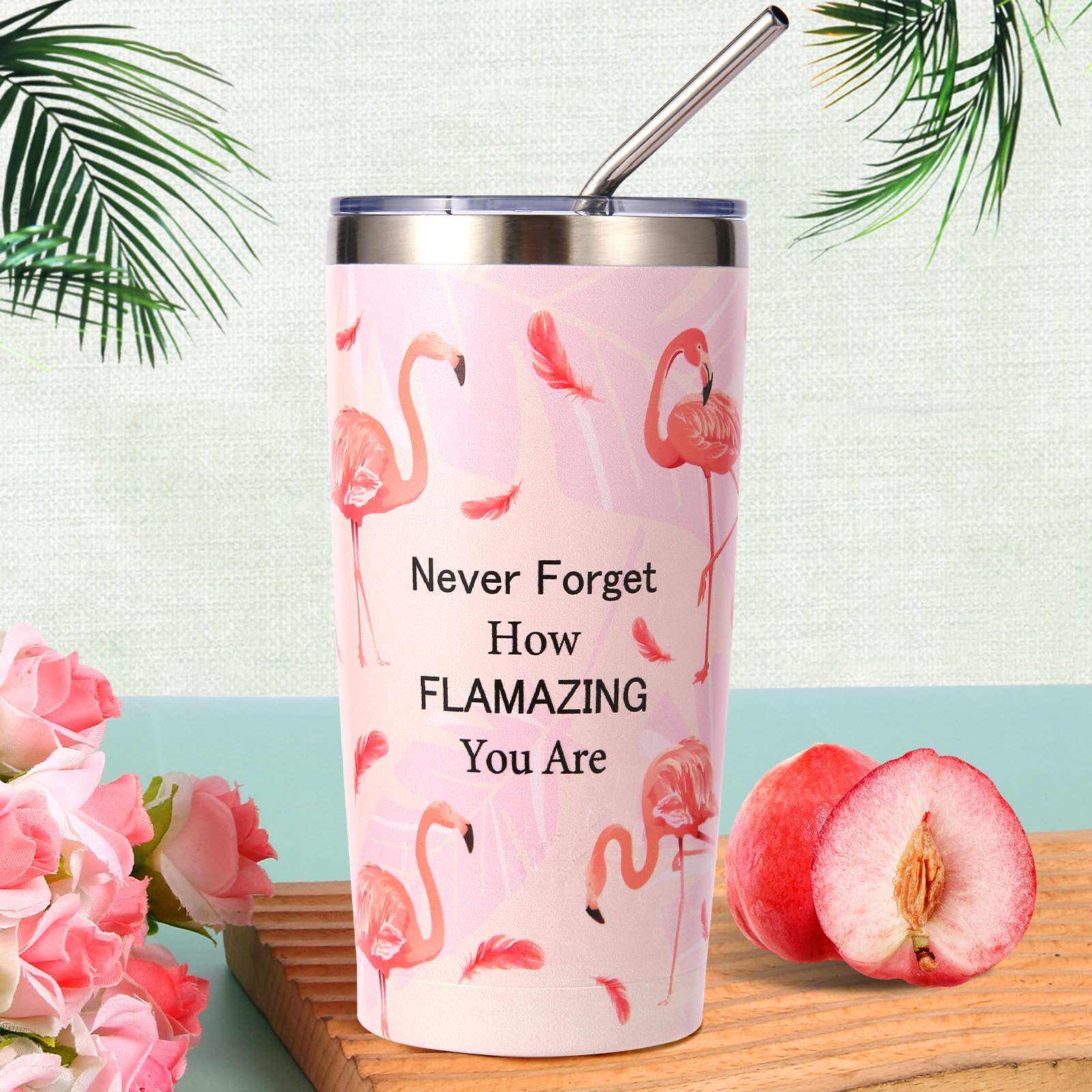 Bayelove Flamingo keychain, cute accessory for bags and keys