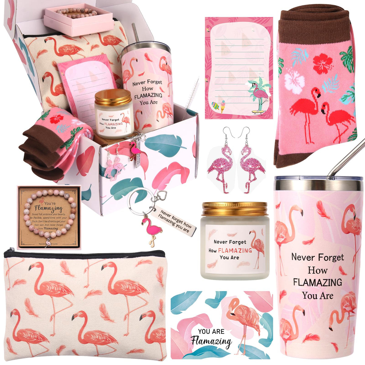 Bayelove Flamingo tumbler mug, durable daily coffee companion