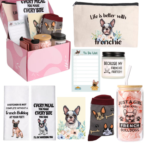 Bayelove French Bulldog glass cup—durable, heat-resistant for daily coffee moments
