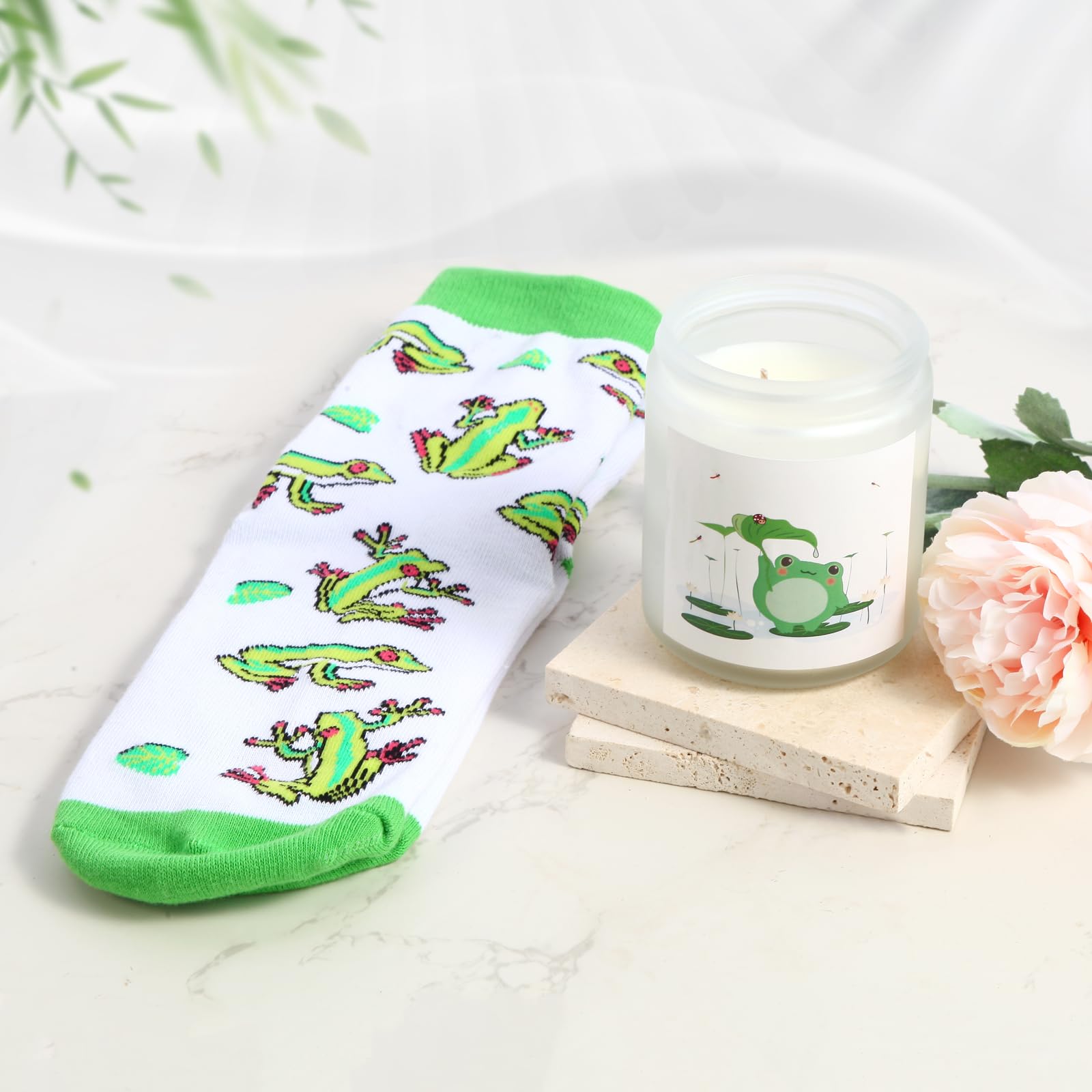 Bayelove frog gift set lavender candle for cozy evenings