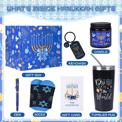 Bayelove Hanukkah gift set socks—soft warmth for festive evenings.
