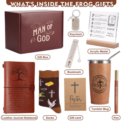 Bayelove pastor journal leather cover, a premium keepsake for daily reflections.
