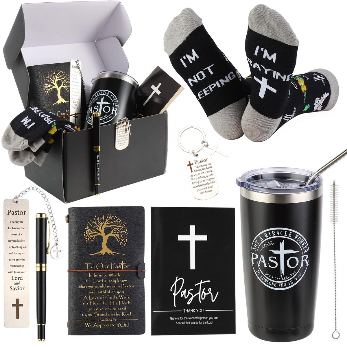 Bayelove pastor thermos cup for hot beverages on the go, rugged stainless steel and practical straw.