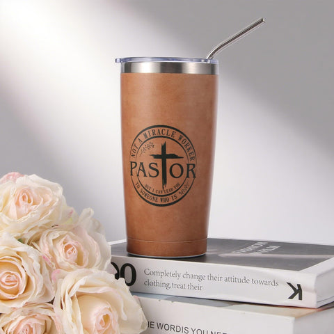 Bayelove pastor tumbler stainless steel, durable beverage companion on busy days.