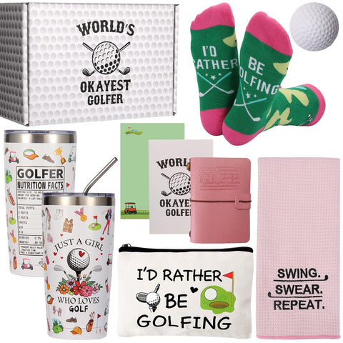 Bayelove tumbler mug for golf keeps drinks hot or cold on the course