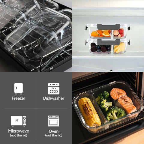 BAYZZ airtight lids seal freshness and prevent leaks during transport.