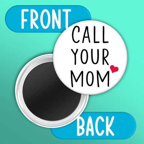 Bazaar Encounters Call Your Mom fridge magnet bedroom decor adds personality and quick messages.