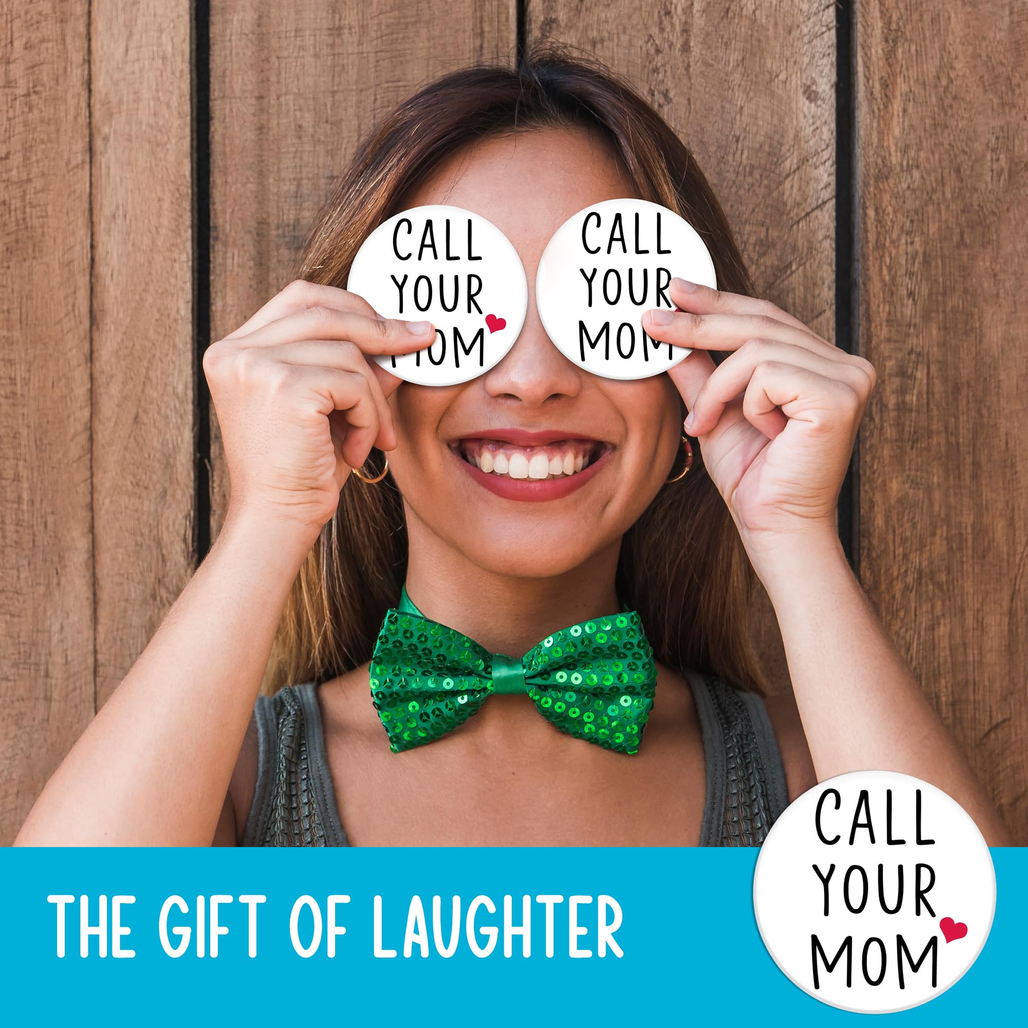 Bazaar Encounters Call Your Mom fridge magnet for dining area brightens spaces and reminders.
