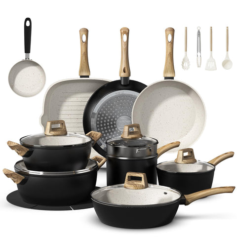 Bazova 25pc set full collection for versatile family cooking.
