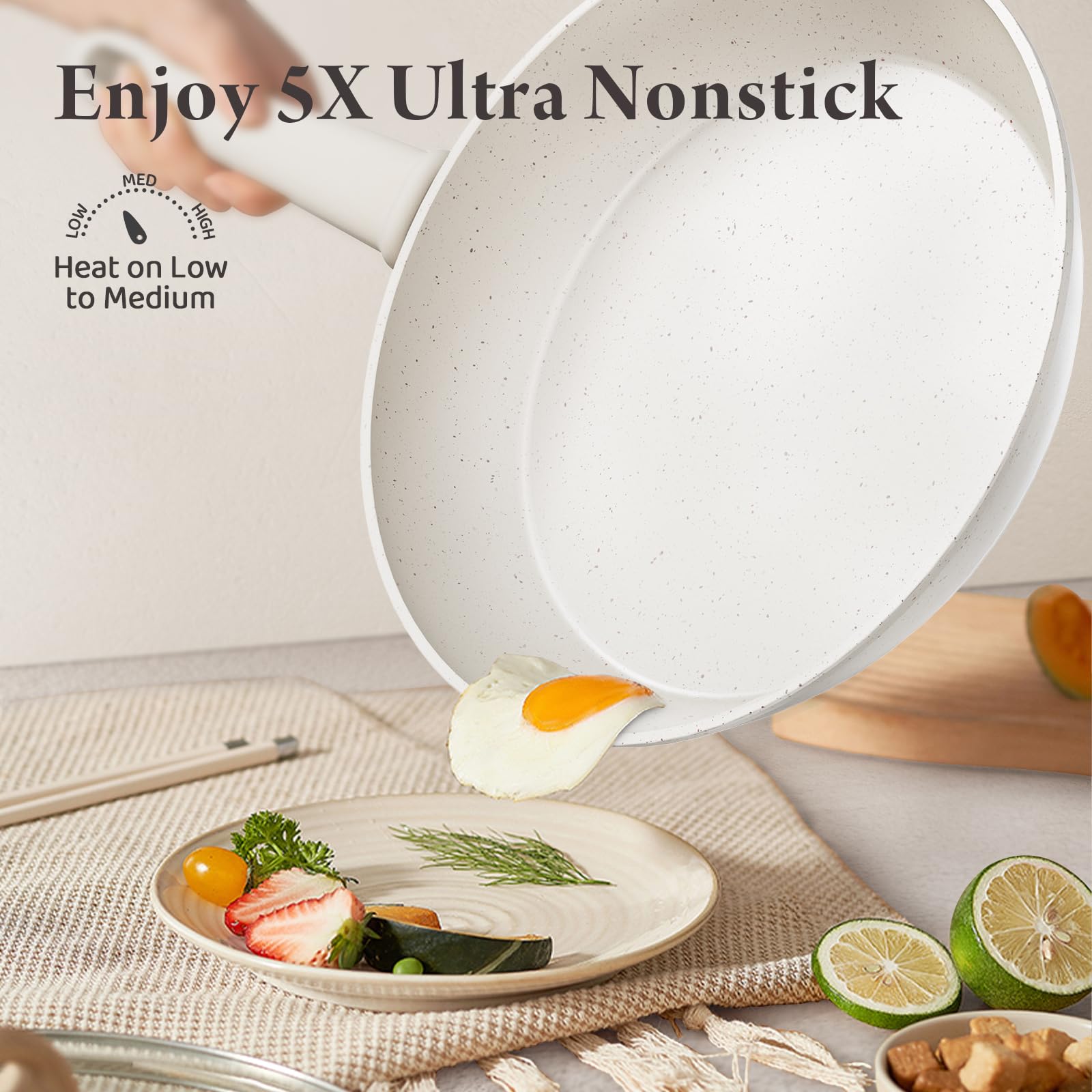 Bazova 11-inch grill pan, sear marks and even heat for weekend breakfasts or weeknight meals