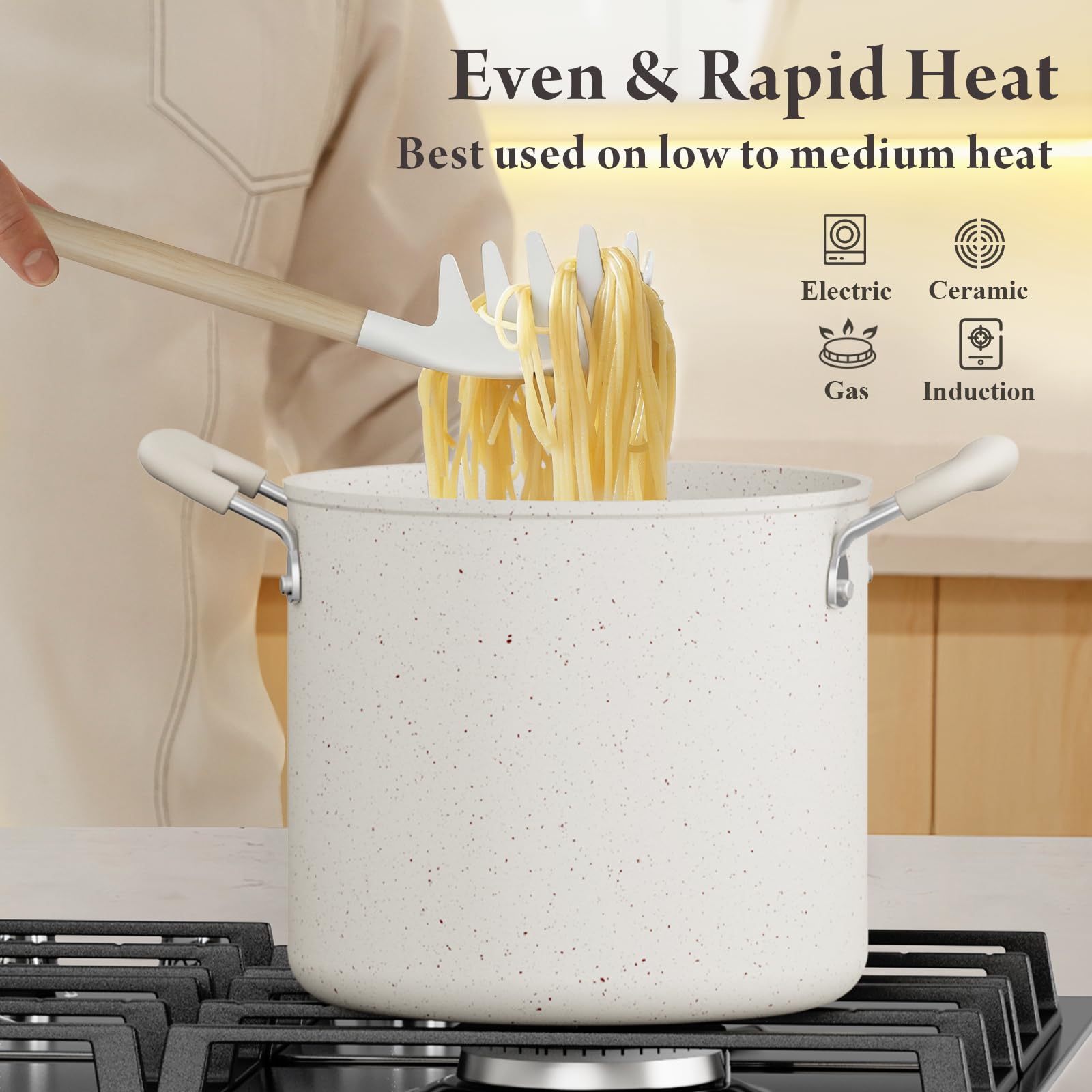 Bazova 7-inch steamer, gentle steaming for vegetables and seafood