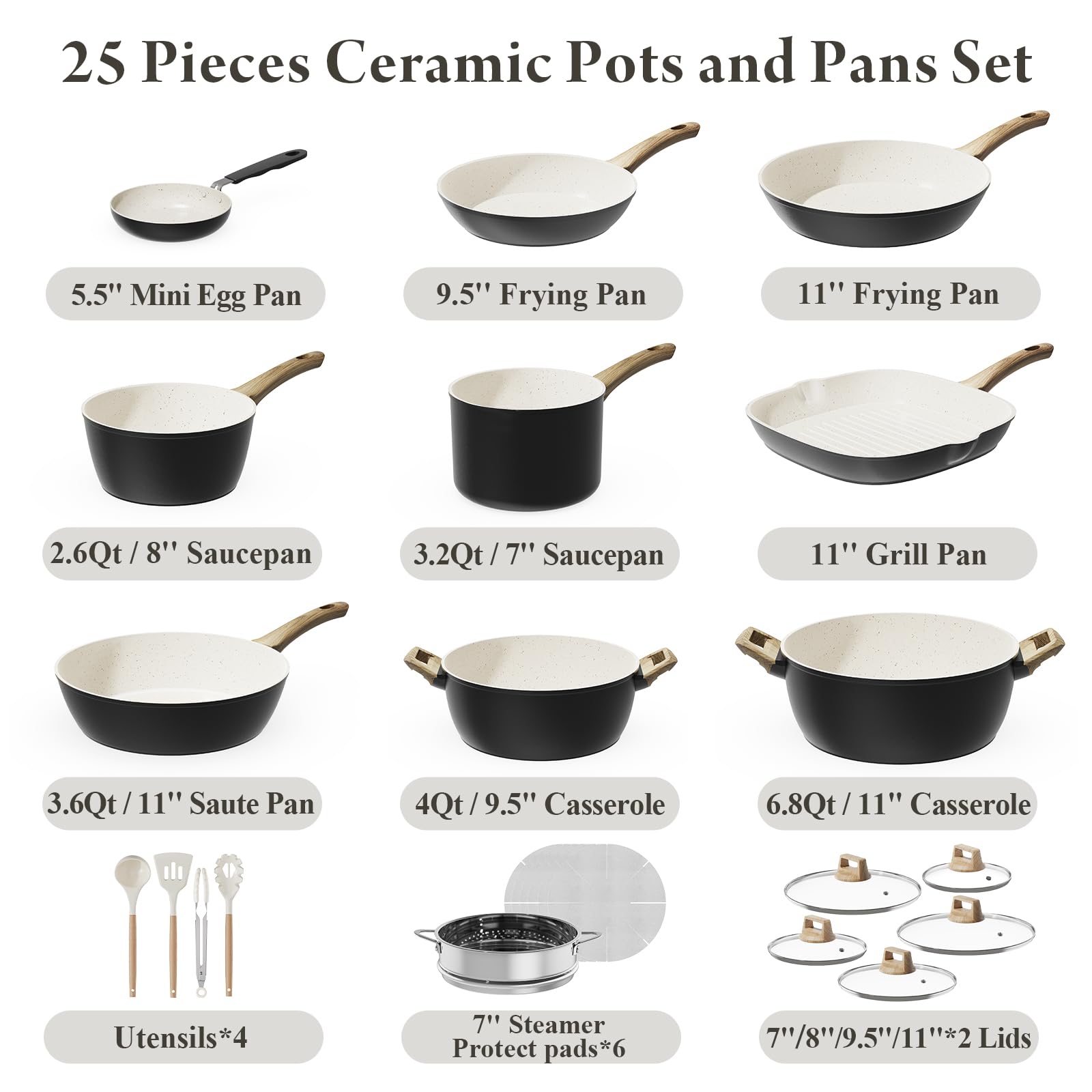 Bazova ceramic nonstick coating closeup showing easy food release.