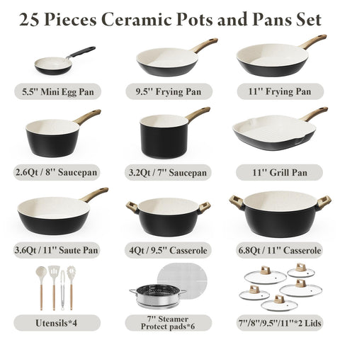 Bazova ceramic nonstick coating closeup showing easy food release.