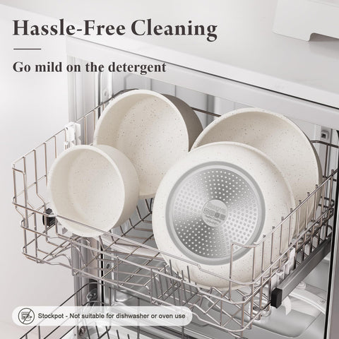 Dishwasher-safe Bazova set simplifies cleanup after family meals
