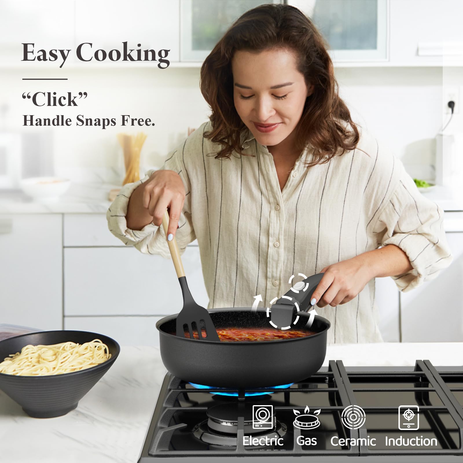 Bazova induction-compatible cookware for reliable stove performance
