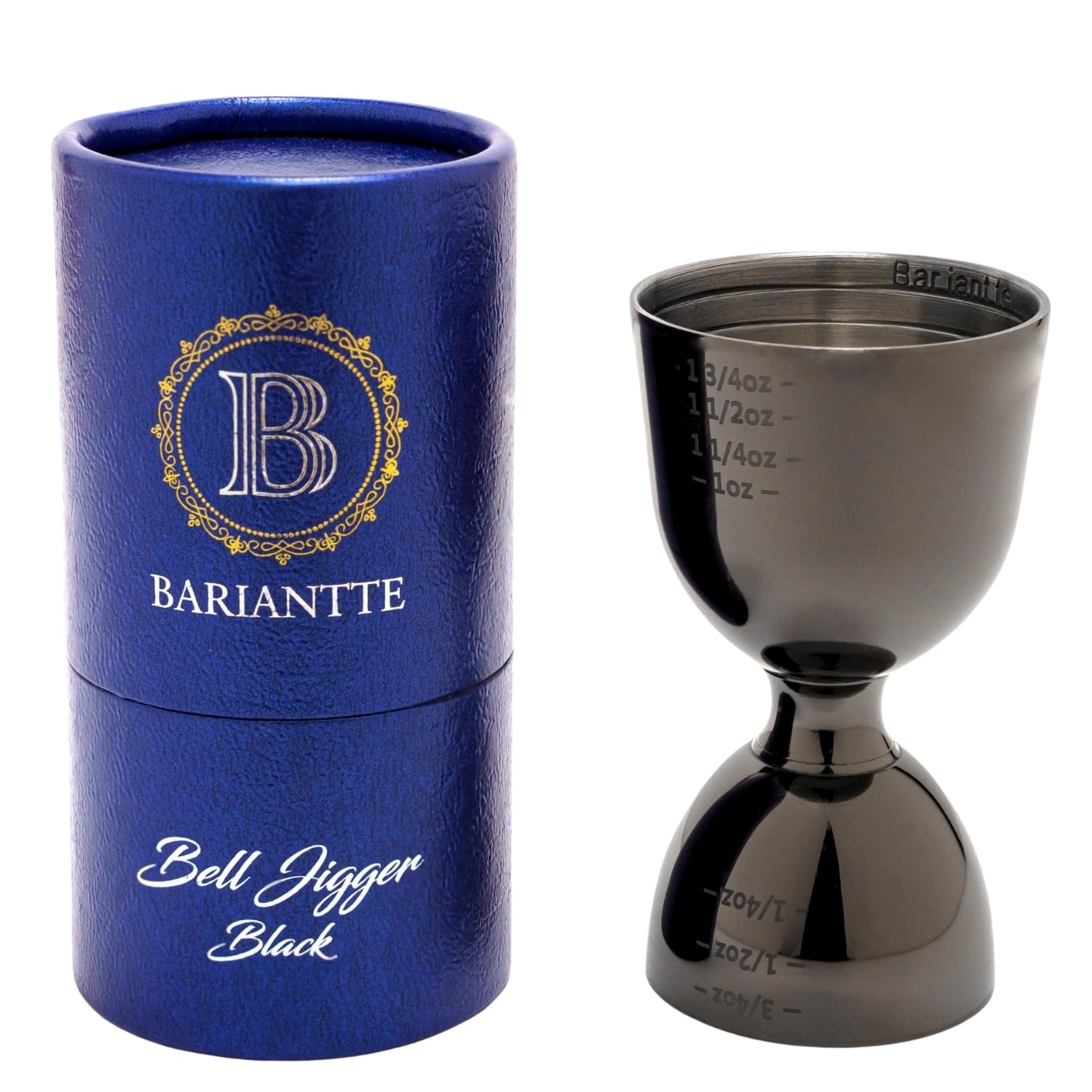 BBARIANTTE Boxed Bell Jigger makes a stylish gift for professional bartenders.