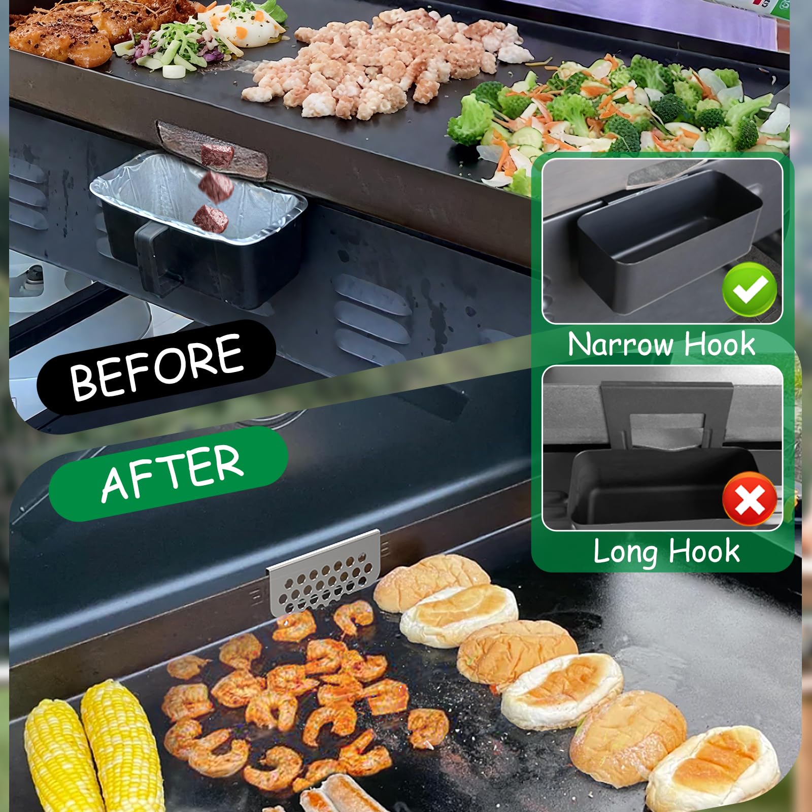 BBQTIDER griddle blocker is dishwasher safe and easy to clean.