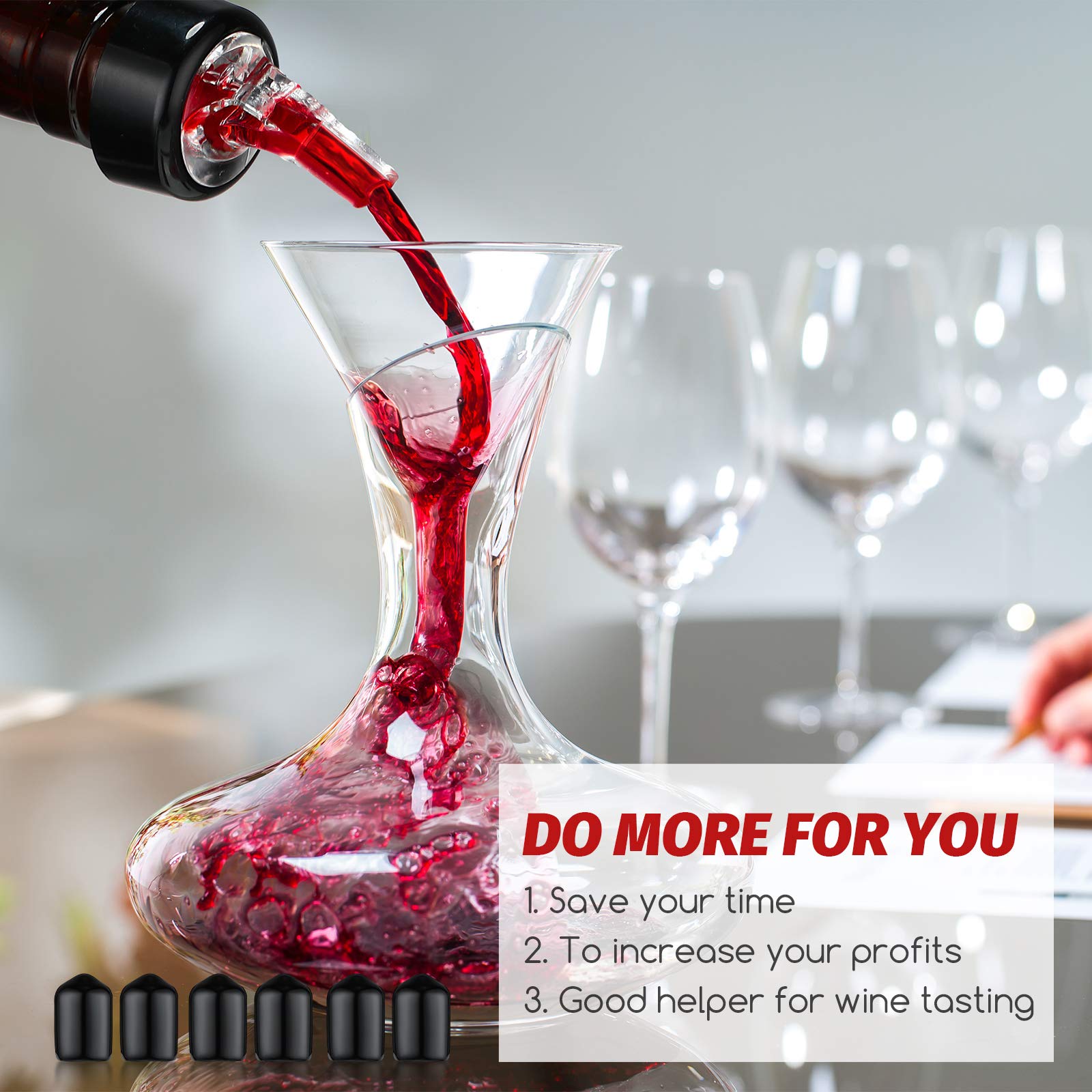 BBTO pourer installed on a bottle for quick, mess-free pouring.