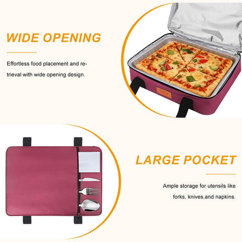BBV portable bag doubles as a cooler for cold dishes at events.