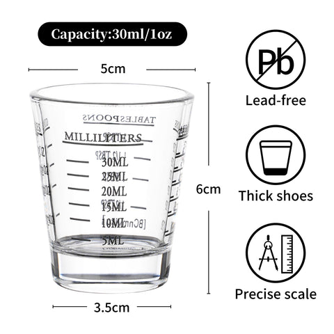 BCnmviku heavyweight glass 2-pack shown for stability and durability