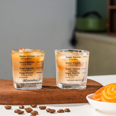 BCnmviku measuring cup espresso 60ml for steady pours
