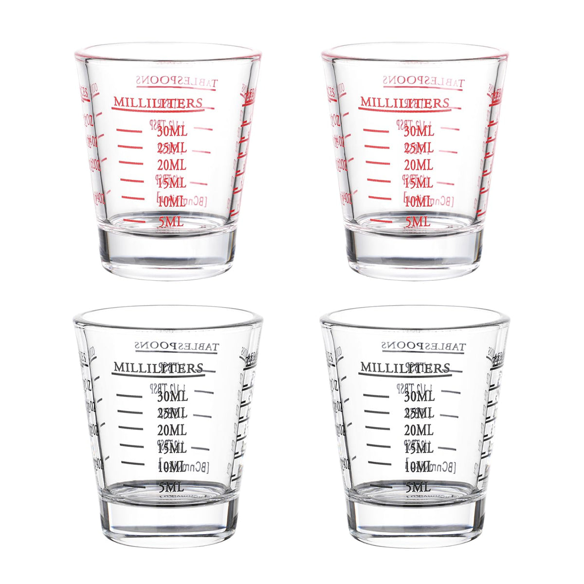 BCnmviku shot glasses measuring cup for espresso with precise portions for coffee shots