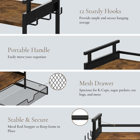 BCOZLUX compact design saves counter space in small kitchens.