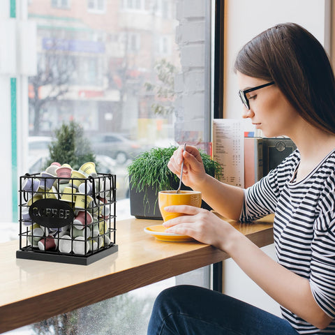 BCOZLUX large capacity K-cup storage keeps pods within reach