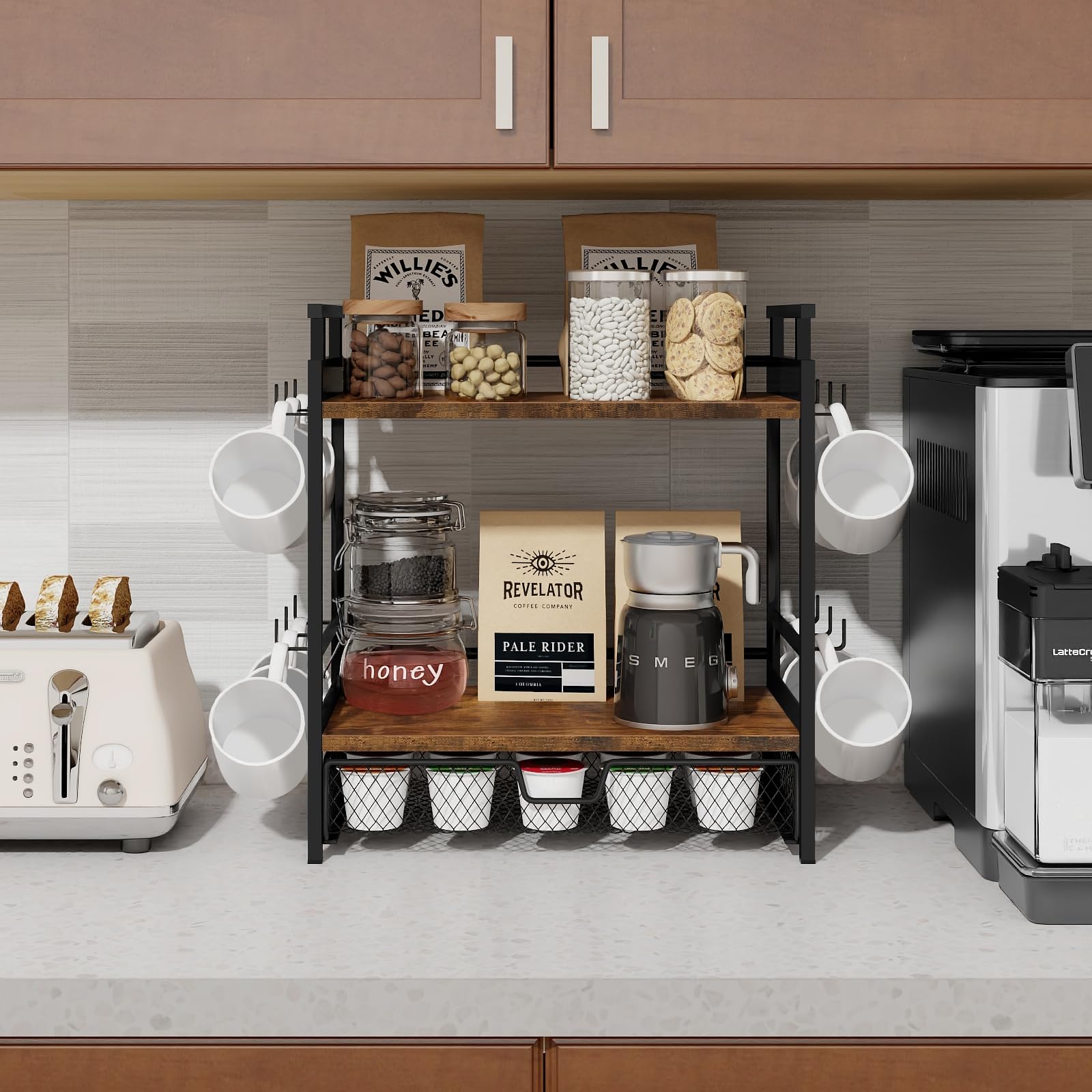 BCOZLUX modern design complements any kitchen or office.
