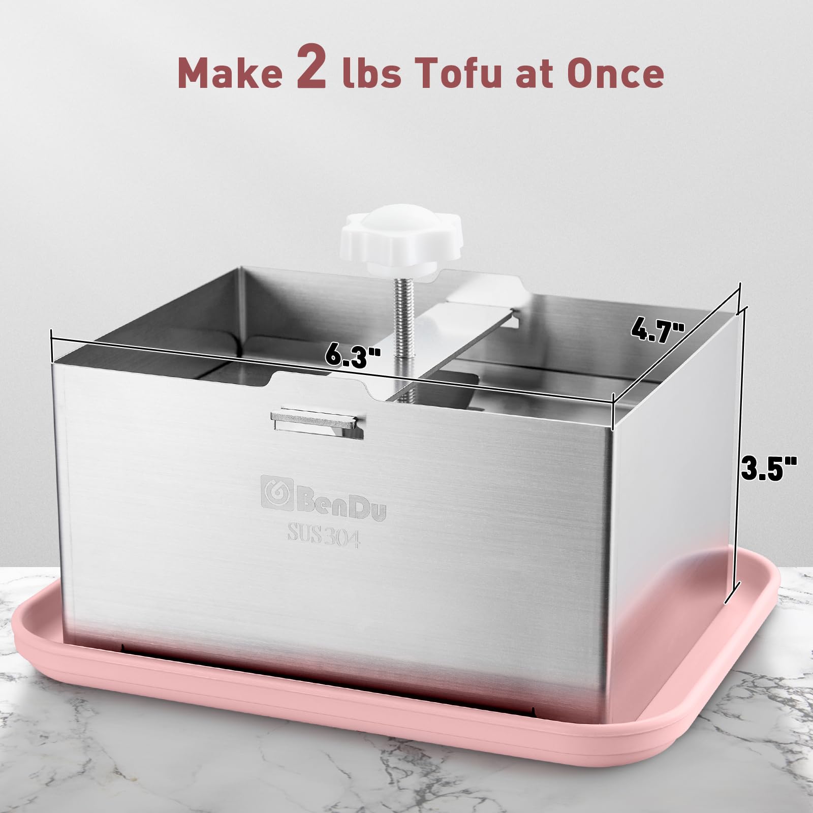 bd.Ai Stainless Steel Tofu Press highlights durable, food-grade construction for daily use