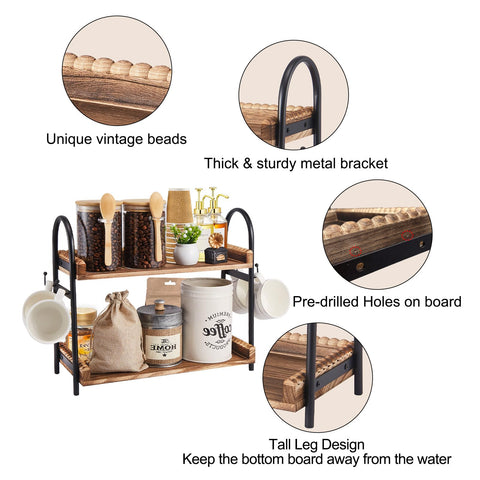 BDBDYEAY counter shelf saving space on a compact kitchen